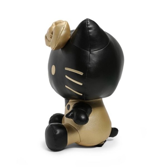 KidRobot Sanrio Collab Hello Kitty Premium 13" Plush (Black and Gold) NEW! - Picture 5 of 8